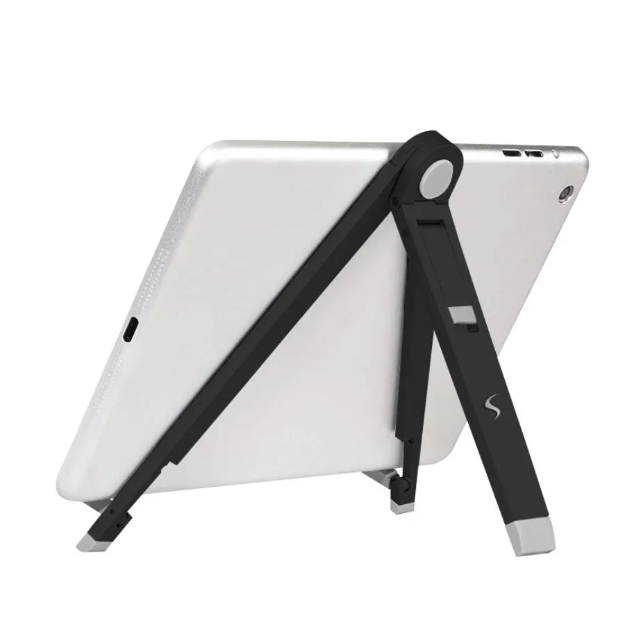 AirStand foldable iPad stand holding a tablet
