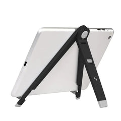 AirStand foldable iPad stand holding a tablet
