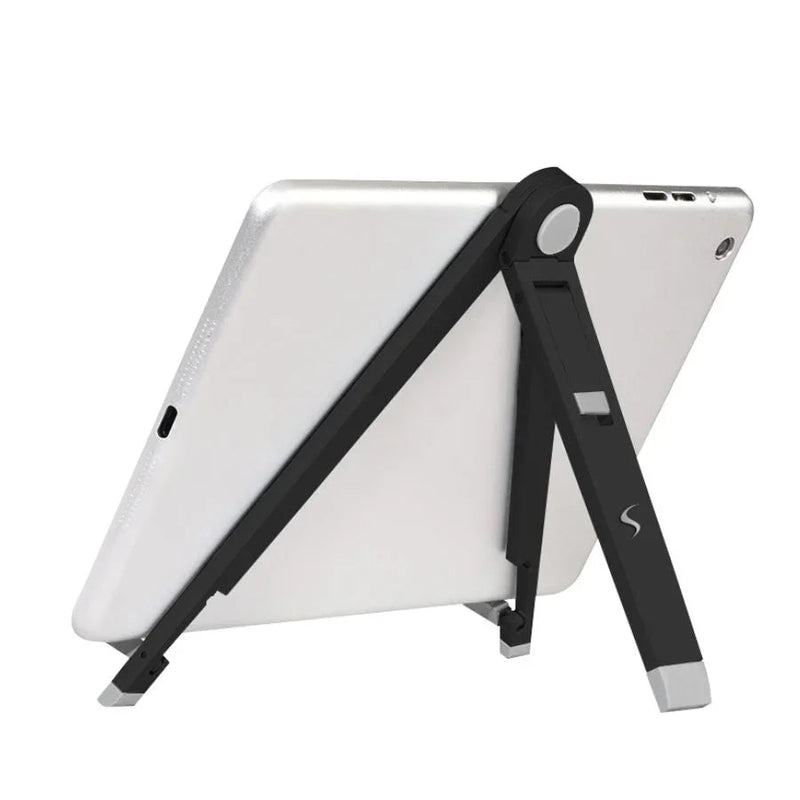 AirStand foldable iPad stand holding a tablet