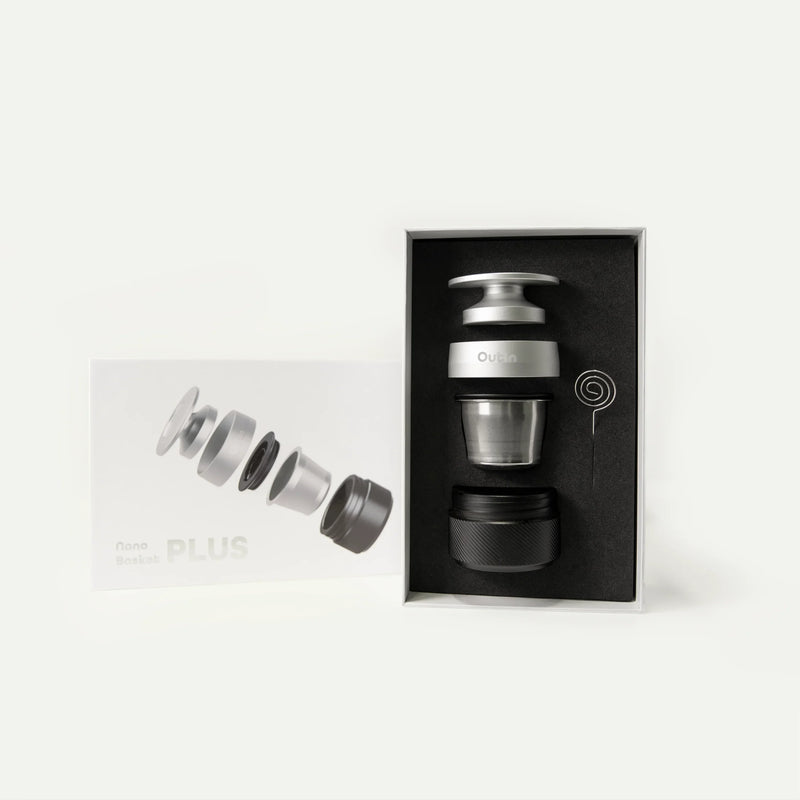 Nano Espresso Machine Basket Plus 16 to 18 g, front view