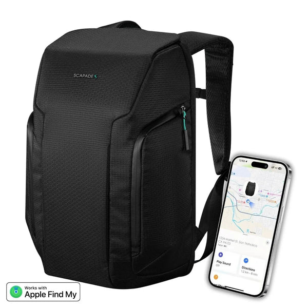 Scapade AirPack — Travel Backpack with Find My and TSA Lock