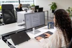 Working day at a desk with SunBooster